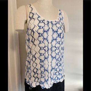 EUC Rebecca Taylor Linen & Silk Tank